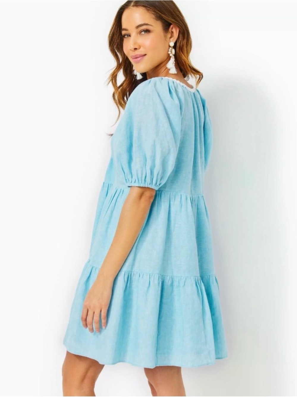 Lilly Pulitzer Charlet Linen Swing Dress - Picture 4 of 7